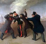 unknow artist Attentat auf Kaiser Franz Joseph Germany oil painting artist